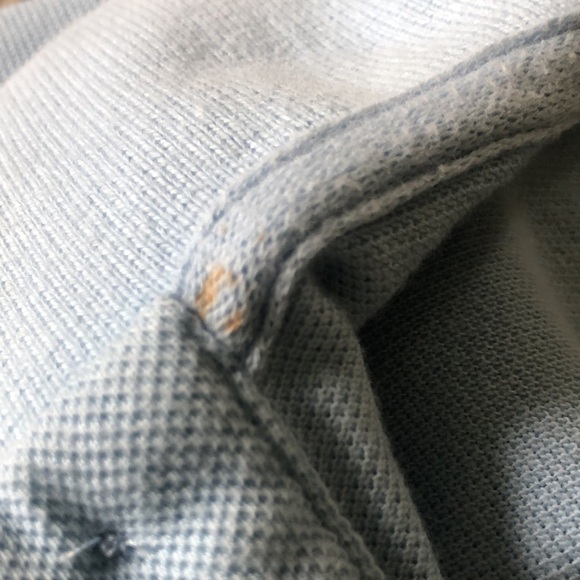 LaCoste Mens Cotton Polo SZ. 7/XXL Short Sleeve Lt. Blue Croc Logo - Picture 5 of 5